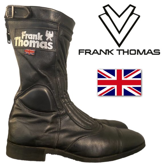 Frank Thomas Other - Frank Thomas Leather Motorcycle Boots - Size 12